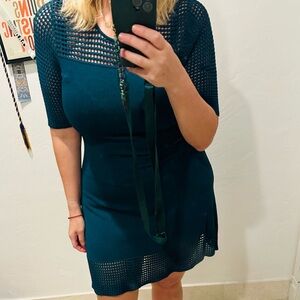 Nanette Lepore 🧿Stretch Green Dress Size L